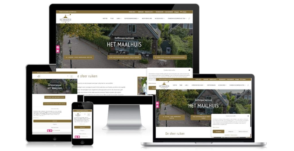 het maalhuis nieuwe website juffrouw jannie webdesign